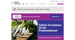 Desktop Screenshot of leidslekkers.nl